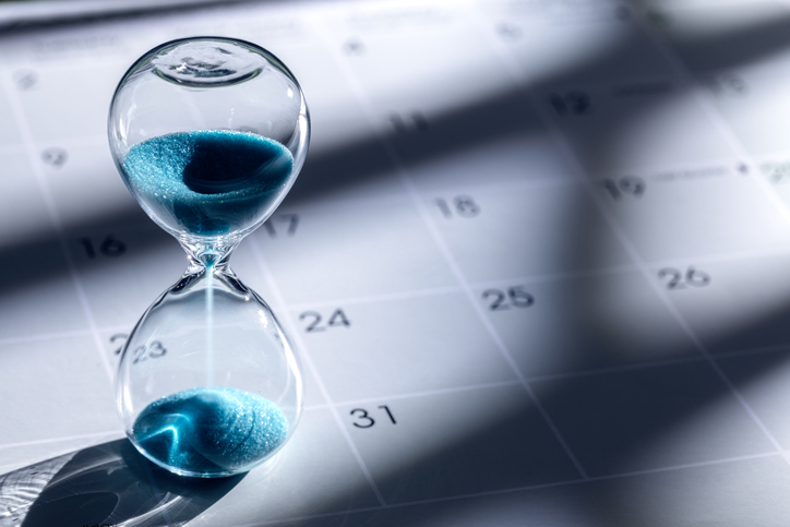 Hourglass on a calendar: the NFL Line of Duty filing deadline